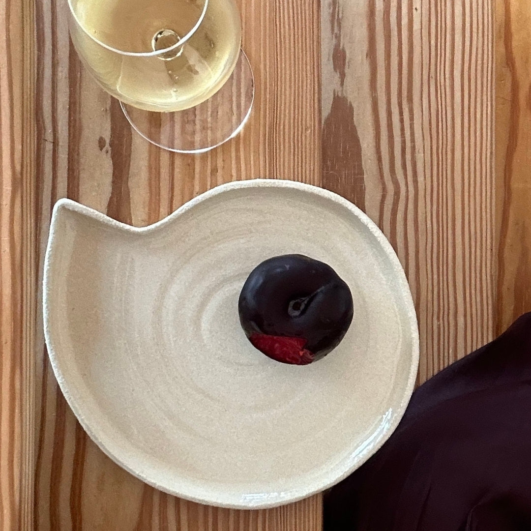 Sandy spiral plate