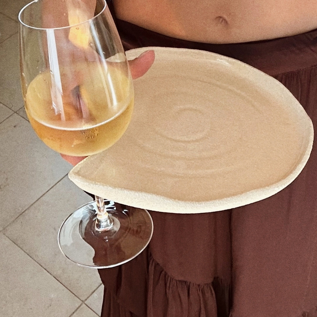 Sandy spiral plate